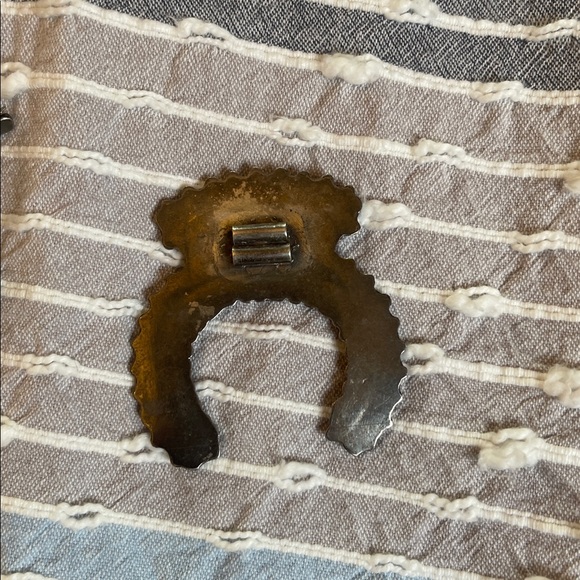 Vintage squash blossom turquoise necklace pieces Authentic - Picture 5 of 8